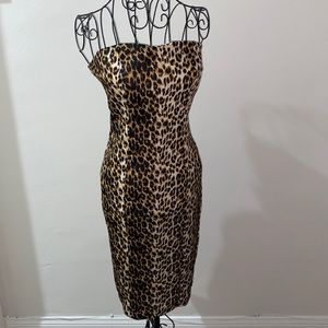 Animal print dress